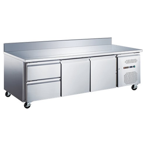 Стол холодильный Tatra TRTGN2D2 TN SB (боковой агрегат) с бортом