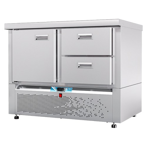 Стол морозильный Abat СХН-70Н-01 (дверь, 2 ящика 1/2, без борта)