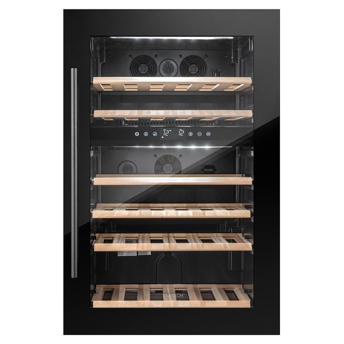 Винный шкаф Temptech Oslo OZ90DB двухзонный черный