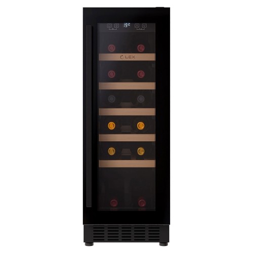 Винный шкаф Lex LWD3020BL черный