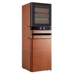 Шкаф для сигар Afidano L6 коньячная кожа