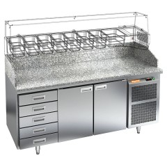 Стол для пиццы HICOLD PZ4-11/GN (без витрины)