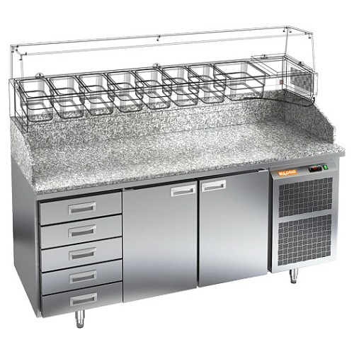 Стол для пиццы HICOLD PZ4-11/GN (без витрины)