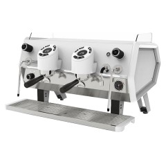 Кофемашина Sanremo D8 2GR подсветка групп, Cold Touch, экономайзер, белая