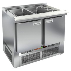 Стол для салатов HICOLD SLE3-11GN (2х1/1+3х1/6) полипропилен, без крышки