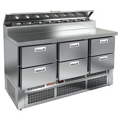 Стол для пиццы HICOLD PZE2-222/GN (1/6H)