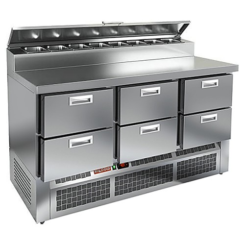 Стол для пиццы HICOLD PZE2-222/GN (1/6H)