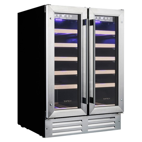 Винный шкаф Temptech Premium WP2DQ60DCS нерж. сталь