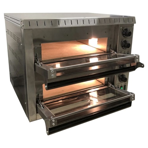 Печь для пиццы ENTECO MASTER Ш-43-02 двухкамерная