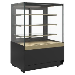 Витрина нейтральная Carboma KC70 N 1,3-1 Light версия 2.0 (Bronze 9005/0109)