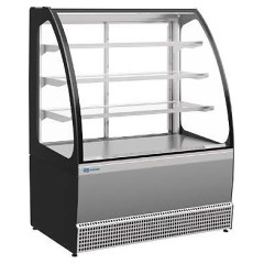 Витрина кондитерская KAYMAN KВК-950М ЛЮКС серая матовая