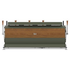 Кофемашина Dalla Corte 1 MC ZERO 3 VOW 400 оливковый хаки, грецкий орех