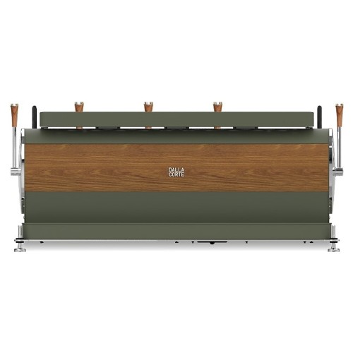 Кофемашина Dalla Corte 1 MC ZERO 3 VOW 400 оливковый хаки, грецкий орех