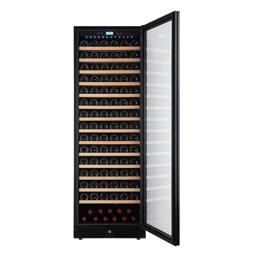 Винный шкаф Cellar Private СP165-1TBH черная дверь со скрытой рукояткой
