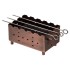 Мангал настольный P.L. Proff Cuisine SG-95136 20,5х12,5х10,5 см с покрытием антик, 3 шампура