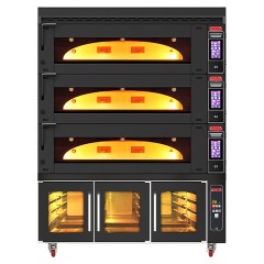 Печь подовая SGS MT/1400/2 с расстоечным шкафом