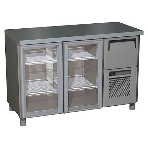 Стол холодильный для кофемашин Carboma T57 M2-1-G X7 0430-19 (BAR-250С) без борта