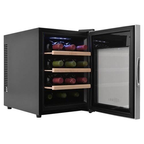 Винный шкаф Zugel ZTWF121B черный