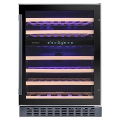 Винный шкаф Temptech Premium WPX60DCB двухзонный черный
