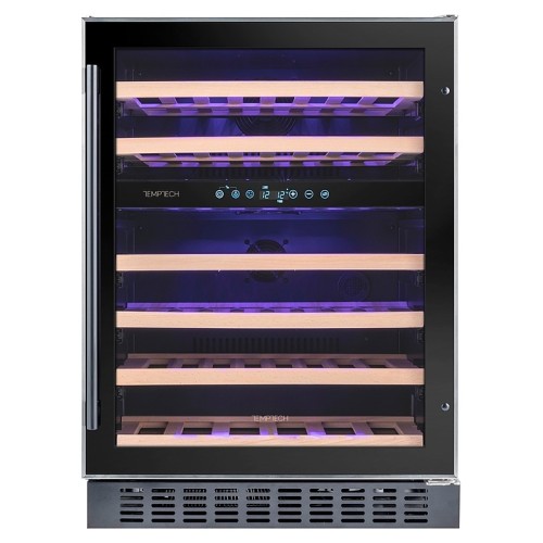 Винный шкаф Temptech Premium WPX60DCB двухзонный черный