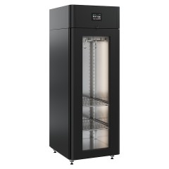 Шкаф холодильный POLAIR CS107-Meat стеклянная дверь, черный, тип 1