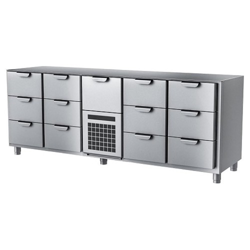 Стол холодильный HappyChef TC B 3-3-CBR-3-3 без столешницы