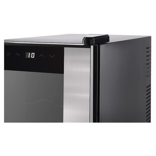 Винный шкаф TESLER WCV-120 SILVER серебристый